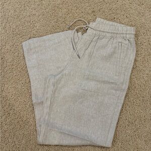 Athleta Linen Wide Leg Pants